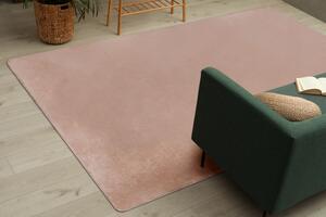 Protiskluzový koberec POSH Shaggy špinavě růžový
