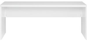 PSACÍ STŮL, vysoce lesklá bílá, 180/69/75 cm Xora - Kancelářské stoly