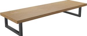 Deska pod umyvadlo Navira Pro + 2 konzole pod desku - dub medový - 100x46x3,6 cm - 606036