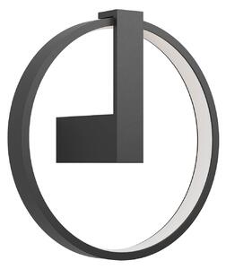 Redo Nástěnné LED svítidlo ORION ø 300mm, 28W Barva: Černá, Stmívání, řízení: TRIAC