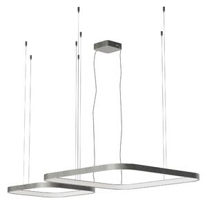 Redo Závěsné LED svítidlo ORION š: 500mm + 750mm, 96W Barva: Nikl, Stmívání, řízení: DALI