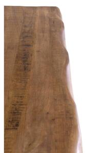 JÍDELNÍ STŮL, mangové dřevo, přírodní barvy, černá, 200/100/78 cm Voleo