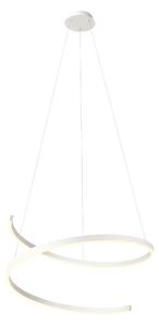 Redo Závěsné LED svítidlo SCROLL ø 750mm, 46W Barva: Bílá