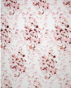 Bílo růžová flano deka POWDERY 150 x 200 cm