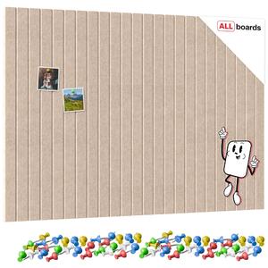 Filcové panely na zeď 120×80 cm camel, Z12_FELT40x20CAMEL