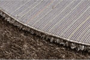 Makro Abra Kulatý shaggy koberec FLUFFY béžový Rozměr: průměr 120 cm