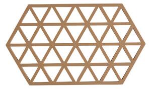 Zone Denmark Silikonová podložka pod horké Triangles Light Terracotta 24 cm