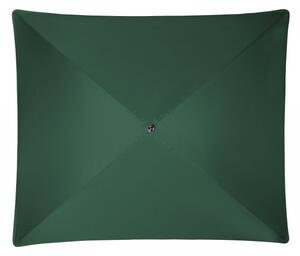 Doppler SUNLINE WATERPROOF 230 x 190 cm – balkónový naklápěcí slunečník tmavě zelený (kód barvy 812)