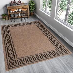 Balta Kusový koberec Sisal Floorlux 20014 Coffee / Black Rozměr: 120x170 cm