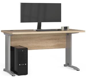 Ak furniture Volně stojící počítačový stůl BM-135 dub sonoma