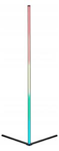 Černá LED stojací lampa (výška 141 cm) Level – Reality