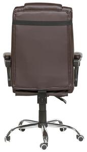 Kancelářská židle Luxy (tmavě hnědá). 1011240