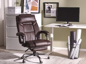 Kancelářská židle Luxy (tmavě hnědá). 1011240