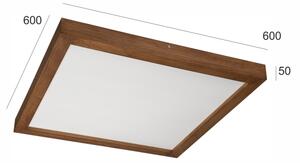 Brilagi-LED Stmívatelné svítidlo WOODY FRAME LED/50W/230V dub 60x60 cm IP44 + DO