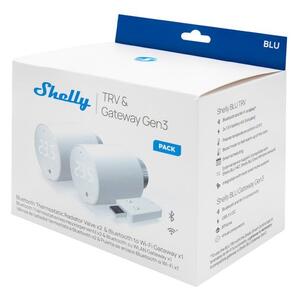SL2 Shelly BLU TRV Termostatické hlavice bílé