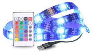 SOLIGHT LED RGB pásek pro TV, 2x 50cm, USB, vypínač, dálkový ovladač