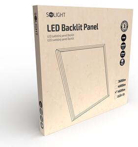 SOLIGHT LED světelný panel Backlit, 40W, 4600lm, 4000K, Lifud, 60x60cm, bílá barva