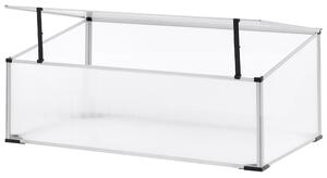 Zahradní skleník CARFIZZI 100 cm 60 cm Stříbrná