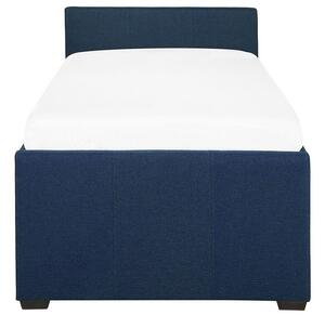 Rozkládací postel 80 cm MERMAID (s roštem) (modrá). 1022723
