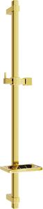 Mexen sprchová tyč DQ 80 cm s miskou na mýdlo, bez baterie, zlatá, 79381-50