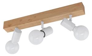 Eglo 33171 přisazené stropní bodové svítidlo Townshend 3x60W | E27 - hnědá, bílá