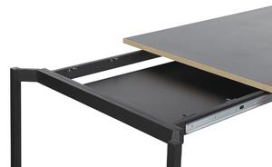 Jídelní rozkládací stůl 140-190x90 cm Avenera (černá). 1035580