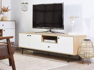 TV stolek/skříňka IMPERA (dub + bílá). 1027166