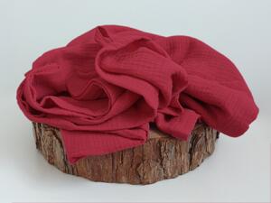 Nelly Mušelínový ručník - Jahodový 45x100 cm