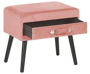Noční stolek EUTA (růžová). 1022642