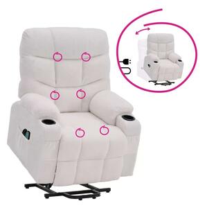 HUDSON EL.MASAZNE KRESLO WF-756 BUKLE BIELA