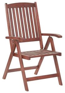 Set 2 ks. zahradních židlí TRATORIA (tmavě červená + šedá). 1026933