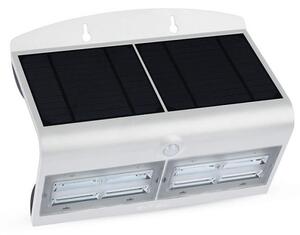 V-TAC Bílé LED solární svítidlo 7W s pohybovým čidlem