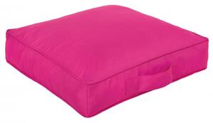 Čtvercový sedák růžový nylon