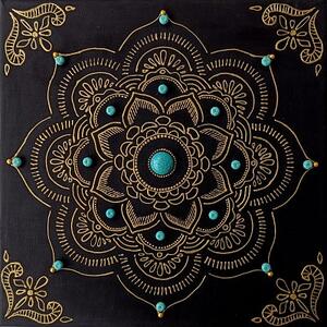 Orientální Mandala 30x30