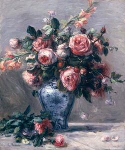 Pierre Auguste Renoir - Obrazová reprodukce Vase of Roses, (35 x 40 cm)