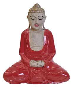 Buddha celý červený 2 25 cm