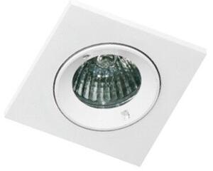 PABLO koupelnové podhledové svítidlo 1x GU10 50W bez zdroje 8cm hranaté IP54, bílé