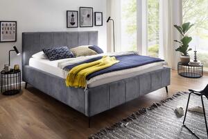 Čalouněná postel zallino s úložným prostorem 180 x 200 antracitová