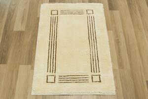 Koupelnový kobereček Jarpol Petra Lurex 15 krémový
