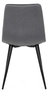 Jídelní židle sametová, šedá DCL-X7015 GREY2