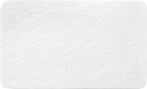 Villeroy & Boch 10-4240-2772 Servírovací talíř Manufacture Rock Blanc obdélníkový 17 x 28 cm