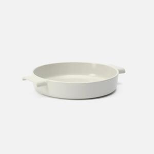 Fabini Kulatá zapékací mísa Terra, ø 26 cm - Kameninová zapékací mísa, krémová