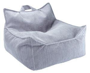 Modrý manšestrový dětský sedací vak Chair – Wigiwama