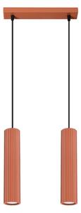 Sollux Lighting Závěsné svítidlo KARBON 2 červená okrová
