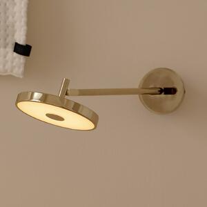 UMAGE LED nástěnné světlo Asteria LONG HW, leštěná mosaz, 45 cm, stmívatelný, Mosaz / zlato, Obývací pokoj / jídelna, kov, Design, Nástěnné bodové svítidlo