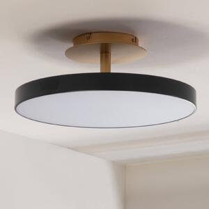 UMAGE LED stropní svítidlo Asteria UP PLUS, antracit Ø 60 cm, stmívatelný, Černá, Obývací pokoj / jídelna, kov, Design