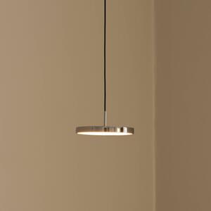 UMAGE Závěsné světlo LED Asteria Micro, leštěná ocel, Ø 15 cm, stmívatelný, Hliník / šedá / zinek, Obývací pokoj / jídelna, kov, Design