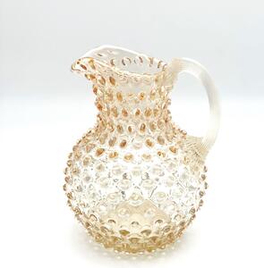 Floriánova huť Džbán Hobnail - Ananas - meruňka 1l