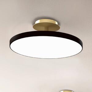 UMAGE LED stropní svítidlo Asteria UP PLUS, černé, Ø 43 cm,, stmívatelný, Černá, Obývací pokoj / jídelna, kov, Design