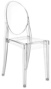 Kartell designové židle Victoria Ghost - čirá
